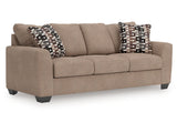 Triston-Peaks Suede Queen Sofa Sleeper (Online Special Price) - Ornate Home