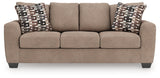 Triston-Peaks Suede Queen Sofa Sleeper (Online Special Price) - Ornate Home