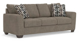 Triston-Peaks Suede Queen Sofa Sleeper - Ornate Home