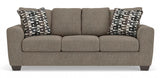 Triston-Peaks Suede Queen Sofa Sleeper - Ornate Home