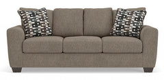 Triston-Peaks Suede Queen Sofa Sleeper - Ornate Home