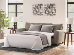 Triston-Peaks Suede Queen Sofa Sleeper - Ornate Home
