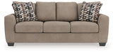 Triston-Peaks Suede Sofa (Online Special Price) - Ornate Home