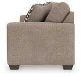 Triston-Peaks Suede Sofa - Ornate Home