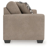 Triston-Peaks Suede Sofa - Ornate Home