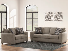 Triston-Peaks Suede Sofa - Ornate Home