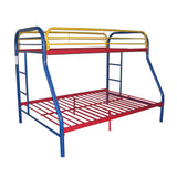 Tritan Rainbow Bunk Bed (Twin/Full) - Ornate Home