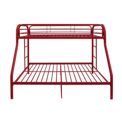 Tritan Red Bunk Bed (Twin/Full) - Ornate Home