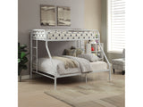 Tritan White Bunk Bed (Twin XL/Queen) - Ornate Home