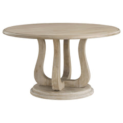 Trofello White Washed 5-piece Dining Room Set - Ornate Home