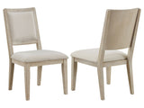 Trofello White Washed Side Chair (Set of 2) - Ornate Home