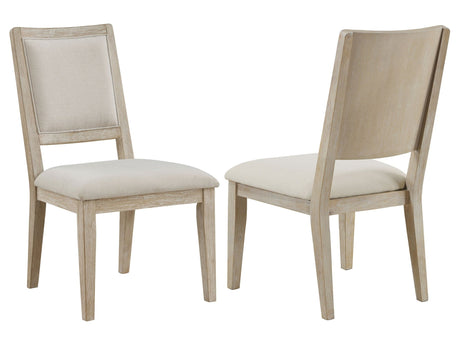 Trofello White Washed Side Chair (Set of 2) - Ornate Home