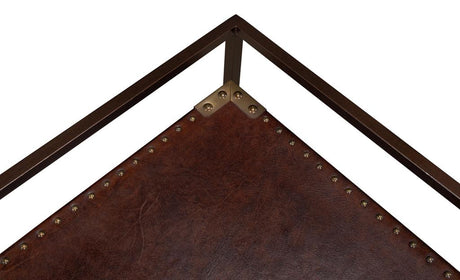 Trolley Brown Side Table - Ornate Home