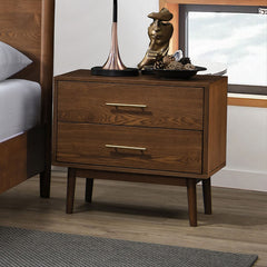 Tromso Walnut 4 Pc. Queen Bedroom Set - Ornate Home
