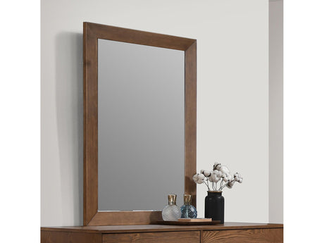 Tromso Walnut Mirror - Ornate Home