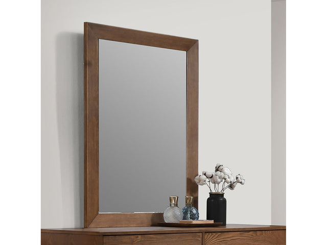 Tromso Walnut Mirror - Ornate Home