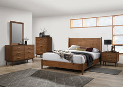 Tromso Walnut Nightstand - Ornate Home