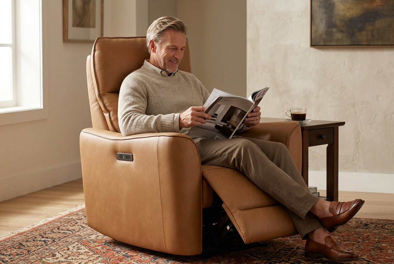 Trooper Triple Zero Power Recliner - Ornate Home