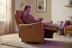 Trooper Triple Zero Power Recliner - Ornate Home