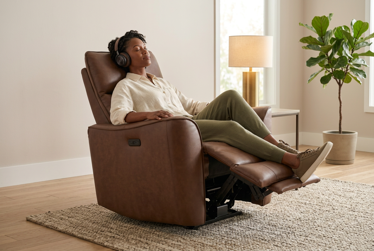 Trooper Triple Zero Power Recliner - Ornate Home