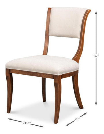 Trophy Black Elegant Side Chair (Set of 2) - Ornate Home
