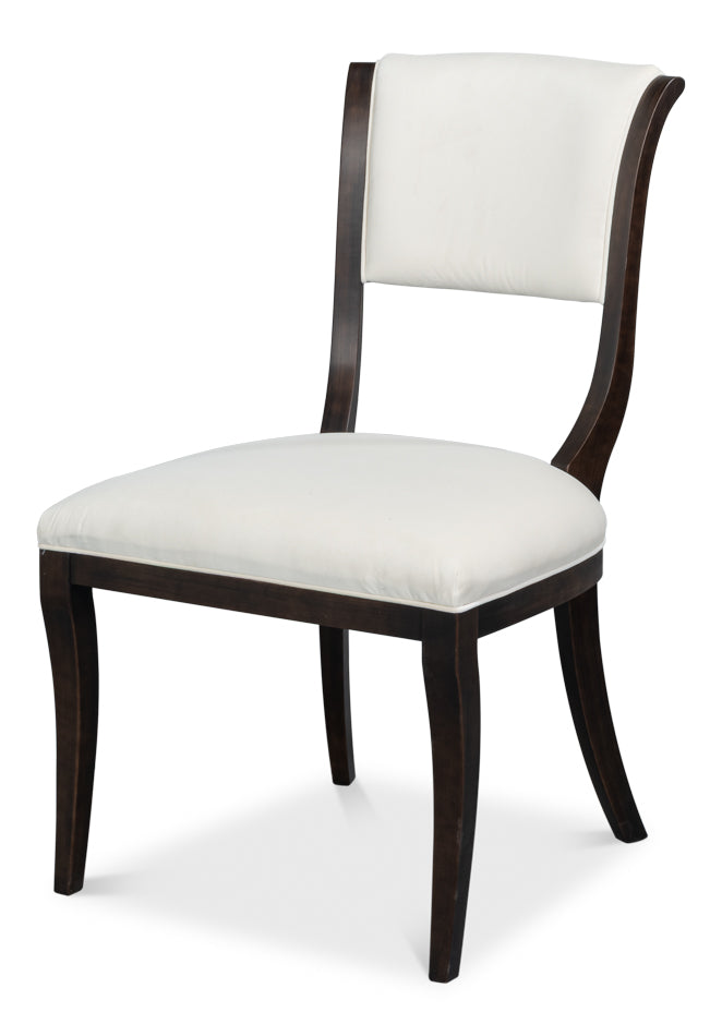Trophy Nero/Taupe Elegant Side Chair (Set of 2) - Ornate Home
