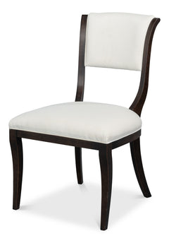 Trophy Nero/Taupe Elegant Side Chair (Set of 2) - Ornate Home