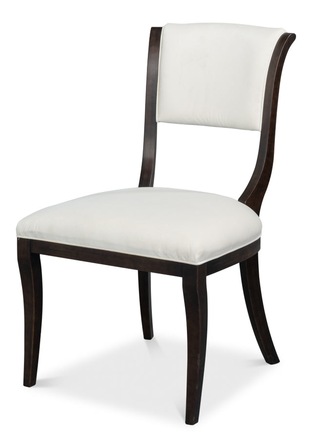 Trophy Nero/Taupe Elegant Side Chair (Set of 2) - Ornate Home