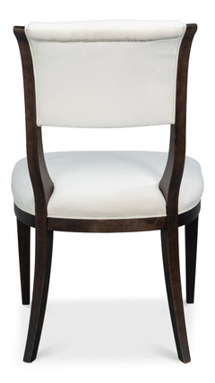 Trophy Nero/Taupe Elegant Side Chair (Set of 2) - Ornate Home