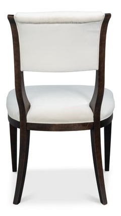 Trophy Nero/Taupe Elegant Side Chair (Set of 2) - Ornate Home