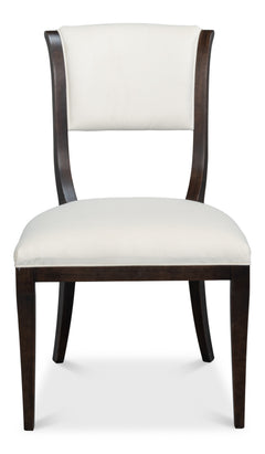 Trophy Nero/Taupe Elegant Side Chair (Set of 2) - Ornate Home