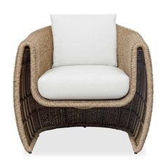 Tropic Brown Golden Flax Outdoor Lounge Chair - Ornate Home