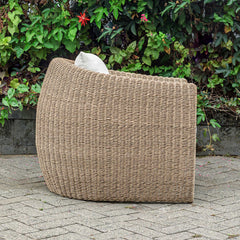 Tropic Brown Golden Flax Outdoor Lounge Chair - Ornate Home