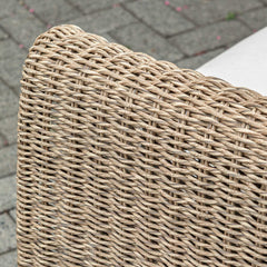 Tropic Brown Golden Flax Outdoor Lounge Chair - Ornate Home