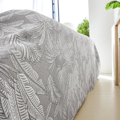 Tropical Botanical Leaf Texture Furniture Protector Blanket Soft Breathable Sofa Cover - Ornate Home