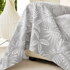Tropical Botanical Leaf Texture Furniture Protector Blanket Soft Breathable Sofa Cover - Ornate Home