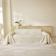 Tropical Botanical Leaf Texture Furniture Protector Blanket Soft Breathable Sofa Cover - Ornate Home