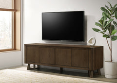 Trotter Brown 71-inch 4-Door Wood TV Stand Media Console - Ornate Home