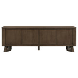 Trotter Brown 71-inch 4-Door Wood TV Stand Media Console - Ornate Home