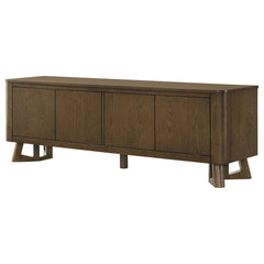 Trotter Brown 71-inch 4-Door Wood TV Stand Media Console - Ornate Home