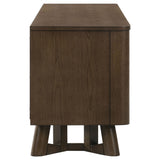 Trotter Brown 71-inch 4-Door Wood TV Stand Media Console - Ornate Home