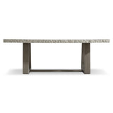 Trouville Rectangular Sand Grey/Weathered Teak Outdoor Dining Table - Ornate Home