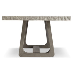 Trouville Rectangular Sand Grey/Weathered Teak Outdoor Dining Table - Ornate Home
