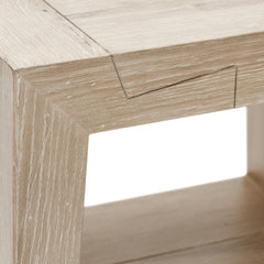 Troy Aged Cream End Table - Ornate Home