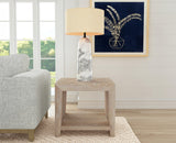 Troy Aged Cream End Table - Ornate Home