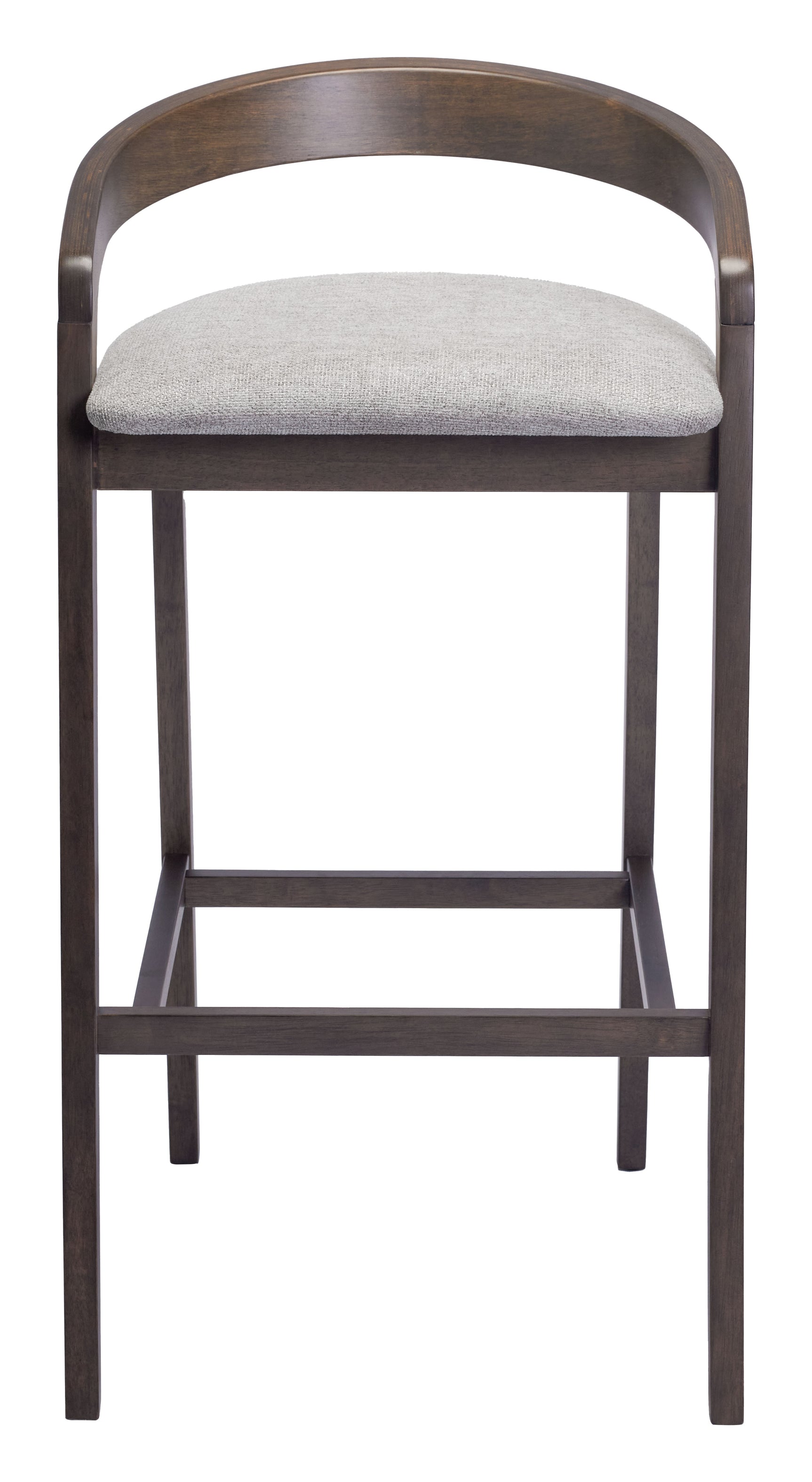 Troy Dove Gray & Espresso Barstool (Set of 2) - Ornate Home