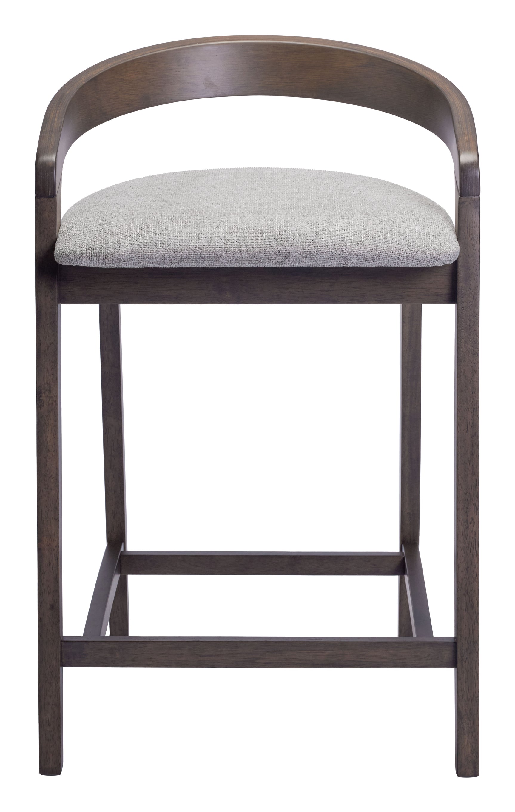 Troy Dove Gray & Espresso Counter Stool (Set of 2) - Ornate Home