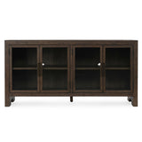 Troy Suede Brown Buffet - Ornate Home