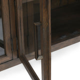 Troy Suede Brown Buffet - Ornate Home