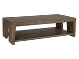 Troy Suede Brown Coffee Table - Ornate Home